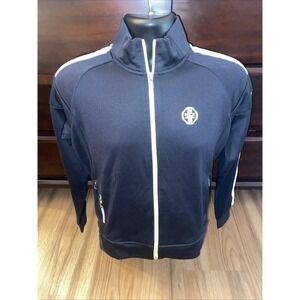 Polo Sport Performance US Open Full Zip Black Jacket Womens Size Large